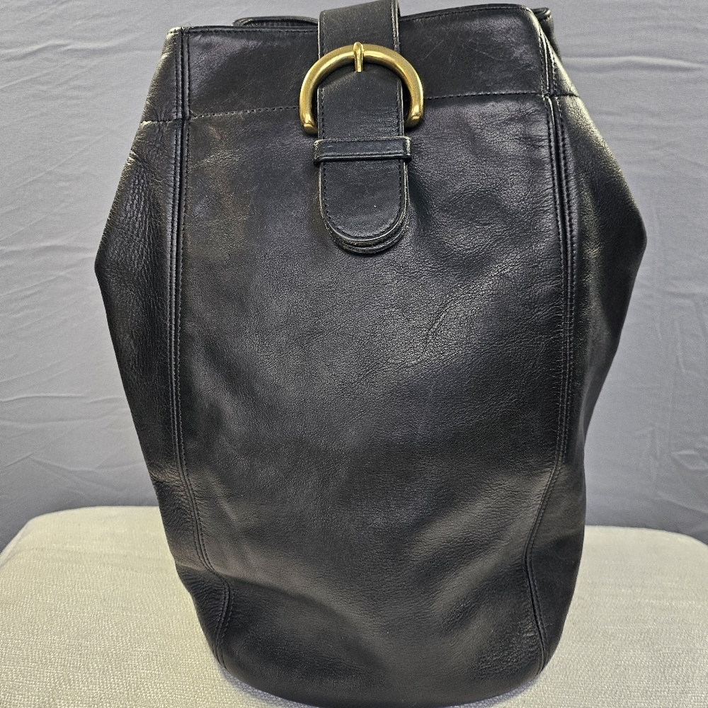 Vtg Coach XL Soho Sling Backpack 4160 Black Pre-1996